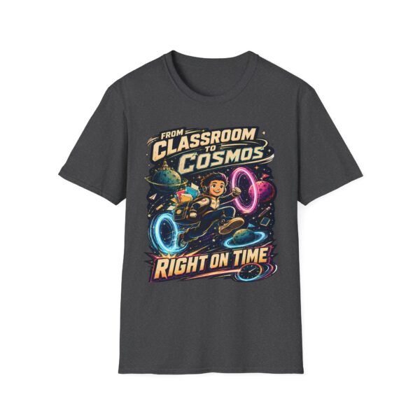From Classroom to Cosmos T-Shirt — 'Right on Time' Space Teacher Tee