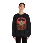 Beamed Up, Not Bothered Sweatshirt — Retro UFO & Jackrabbit Desert Crewneck
