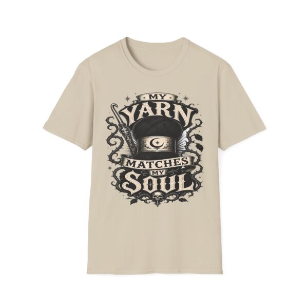 Witchy Knitting T-Shirt — "My Yarn Matches My Soul"