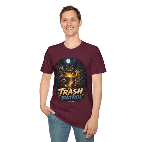Trash Patrol Raccoon Tee — Nighttime Crew Graphic T-Shirt