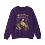 Duck Gardening Sweatshirt — "Feathered and Flourishing" Cozy Crewneck
