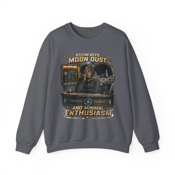 Room Key? Moon Dust and Minimal Enthusiasm Retro Space Crewneck