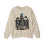 Crewneck Sweatshirt — "Unclaimed Since The Last Starport Delay" Alien Concierge Graphic