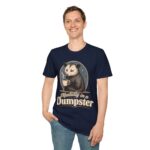 Mentally in a Dumpster Possum Tee — Cute Sarcastic Coffee Graphic T-Shirt