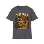 Deep Space Soup Counter T‑Shirt — Alien Diner Retro Sci‑Fi Tee