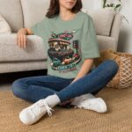 Comet Cafe T-Shirt — Retro Space Diner Graphic Tee ("Open 24/7")