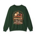 Hamster Booklover Sweatshirt — "Tiny Paws, Huge Personality" Cozy Crewneck