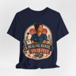 Nurse T‑Shirt — "Healing Hands, Tired Feet" Vintage Tribute Tee