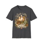 T-Shirt — "Soft Life, Loud Quacks" Cute Duck Graphic Tee one dramatic duck standing in shallow pond water with cattails, ripples, reeds, and a slightly judgmental expression. Give the duck a...