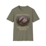 Dawn Chorus Bird T-Shirt — 'Dreadful Hour' Vintage Nature Tee