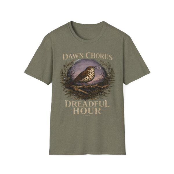 Dawn Chorus Bird T-Shirt — 'Dreadful Hour' Vintage Nature Tee