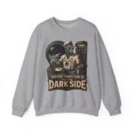 Crewneck Sweatshirt — "Serving Sunny-Side Up on the Dark Side" Alien Chef Graphic