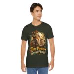 Tiny Paws, Grand Plans Tee — Crowned Cat Riding Elephant Vintage Graphic T-Shirt