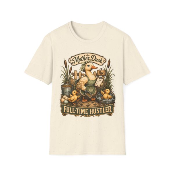 Mother Duck T-Shirt — "Mother Duck: Full-Time Hustler" Vintage Farmyard Tee