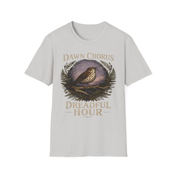Dawn Chorus Bird T-Shirt — 'Dreadful Hour' Vintage Nature Tee