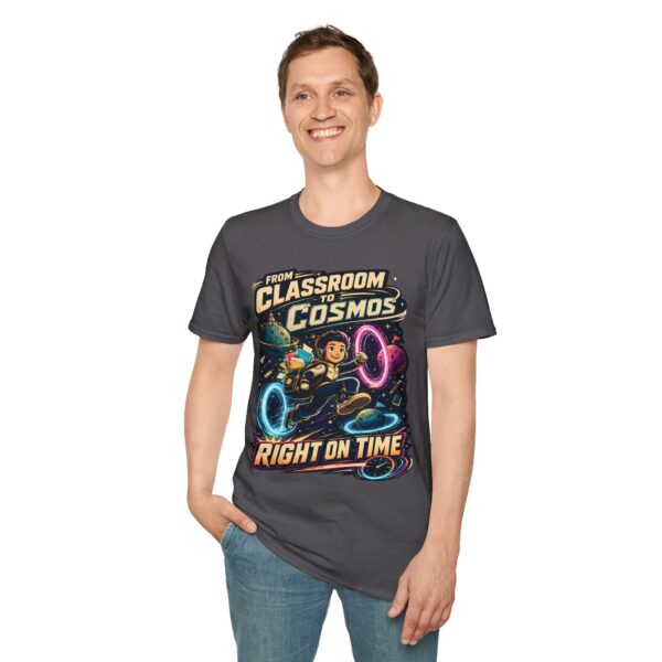 From Classroom to Cosmos T-Shirt — 'Right on Time' Space Teacher Tee