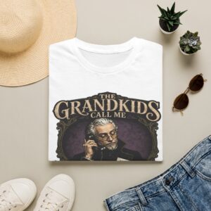 Grandpa T-Shirt — “The Grandkids Call Me When the Monsters Need Advice” Vintage Grandpa Tee