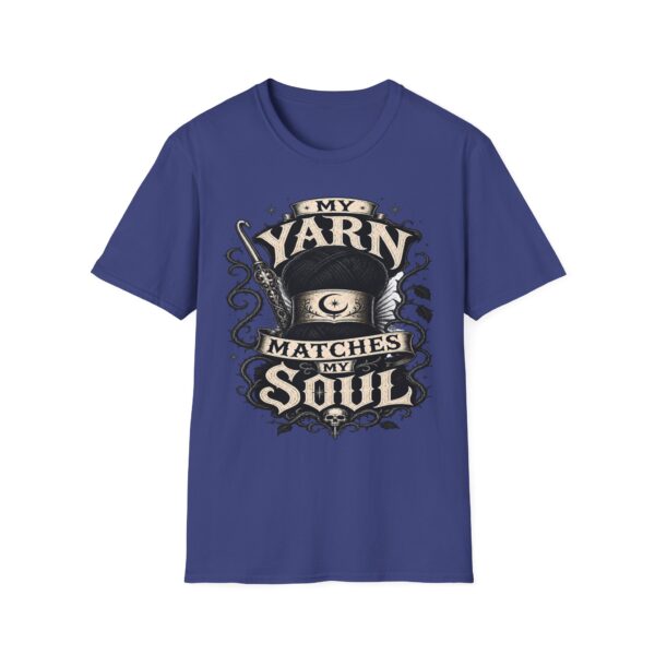 Witchy Knitting T-Shirt — "My Yarn Matches My Soul"