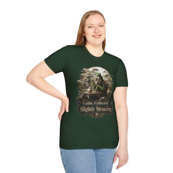 Praying Mantis Tea Time 'Calm, Collected, Slightly Menacing' T-Shirt