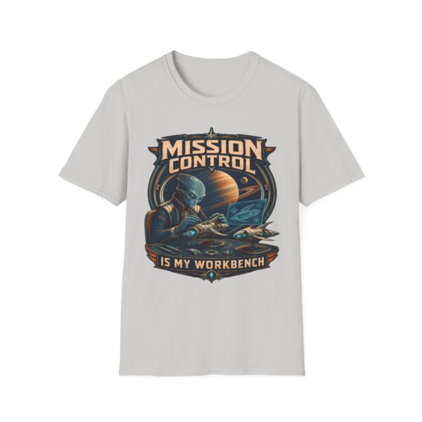 Mission Control T-Shirt — 'Mission Control is My Workbench' Retro Space Workshop Tee