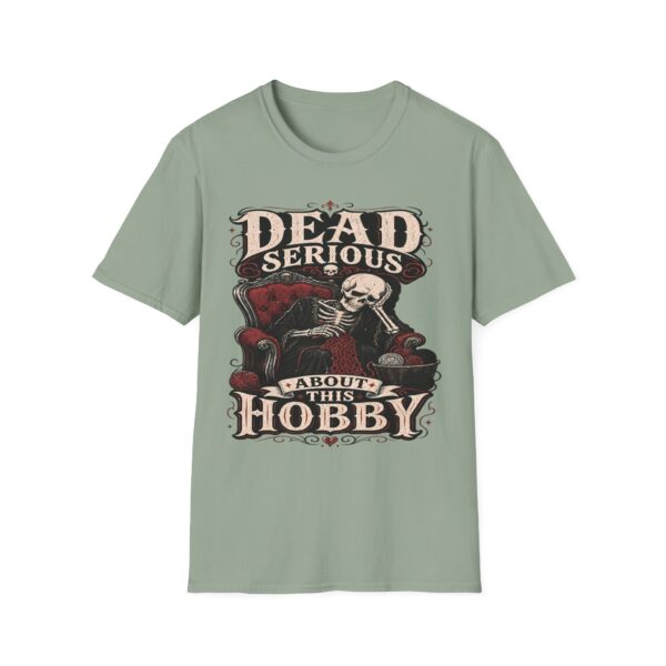 Dead Serious About This Hobby Skeleton Crochet Tee