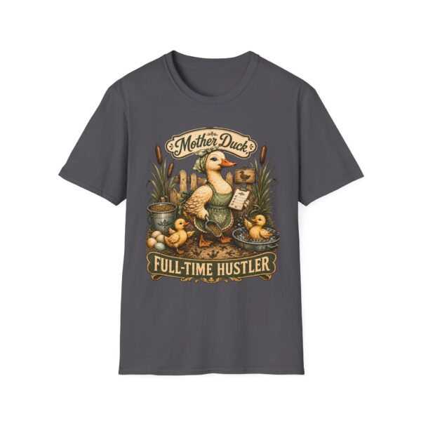 Mother Duck T-Shirt — "Mother Duck: Full-Time Hustler" Vintage Farmyard Tee