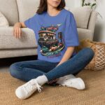 Comet Cafe T-Shirt — Retro Space Diner Graphic Tee ("Open 24/7")