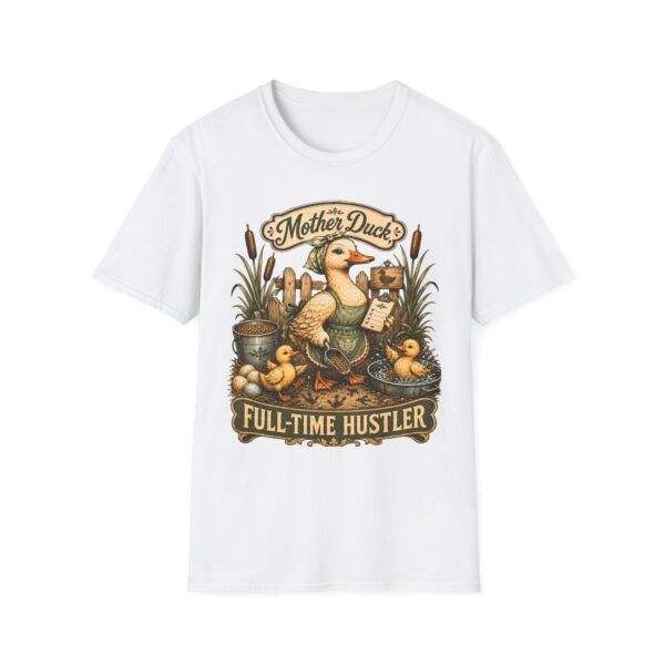 Mother Duck T-Shirt — "Mother Duck: Full-Time Hustler" Vintage Farmyard Tee