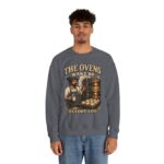 Baker Crewneck Sweatshirt — "The Ovens Wake Up Before I Do" Vintage Bakery Sweatshirt