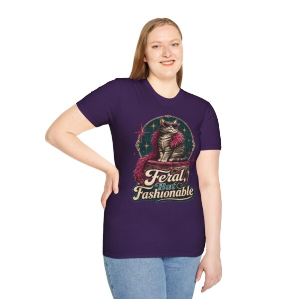 Feral But Fashionable Cat Tee