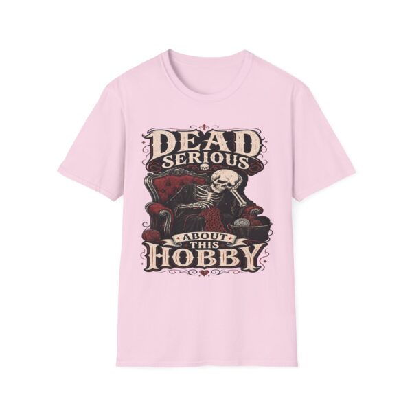 Dead Serious About This Hobby Skeleton Crochet Tee
