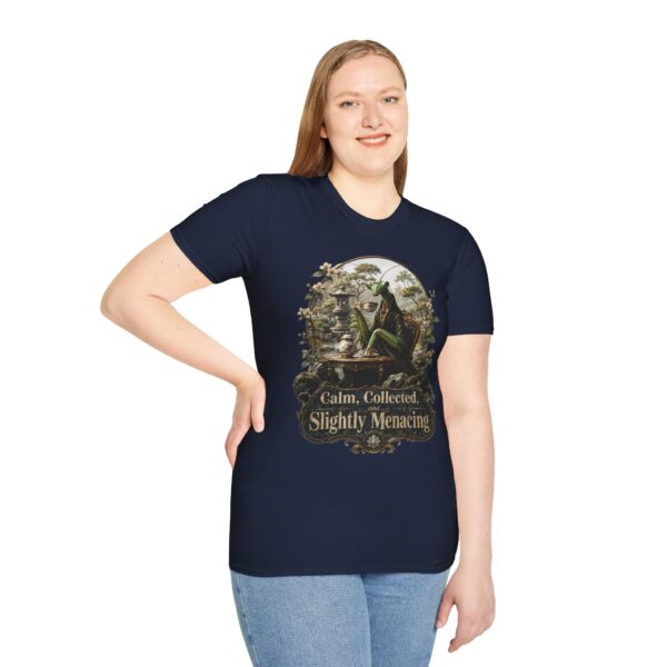 Praying Mantis Tea Time 'Calm, Collected, Slightly Menacing' T-Shirt