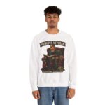 Mosh Pit Veteran Crewneck Sweatshirt — "Storytime Champion" Concert-Scene Pullover