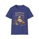 Feathered and Flourishing Duck Tee — Cottagecore Floral Graphic T-Shirt