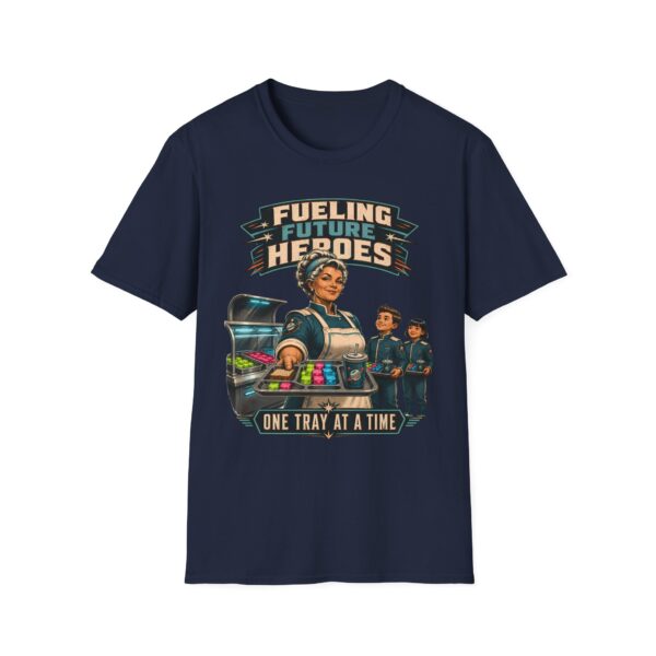 Fueling Future Heroes T-Shirt — One Tray at a Time (School Lunch Staff Appreciation)