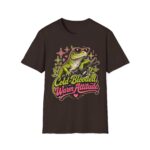 Cute Frog Tee — "Cold-Blooded, Warm Attitude" Sunglasses Lizard T-Shirt