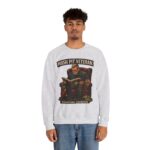 Mosh Pit Veteran Crewneck Sweatshirt — "Storytime Champion" Concert-Scene Pullover