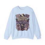 Granny Squares But Make Them Sinister Crewneck Sweatshirt