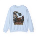Please Stop Losing Sentient Objects Crewneck Sweatshirt — Retro Sci‑Fi Graphic