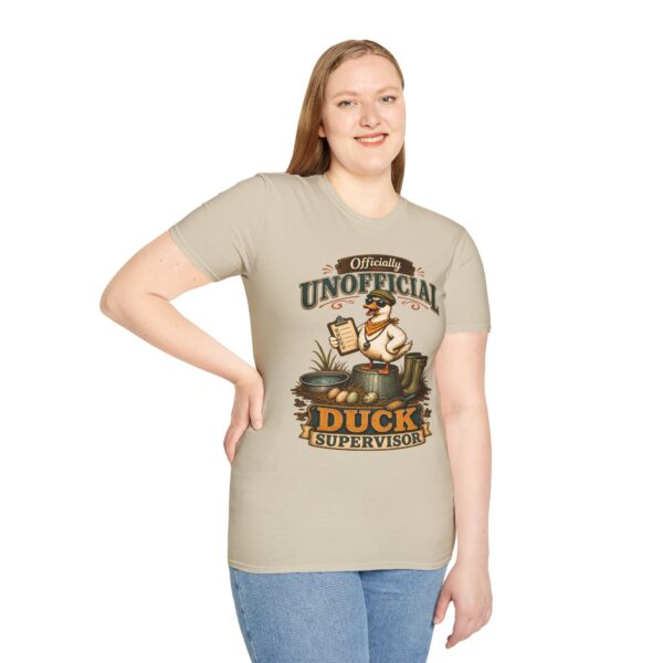 Officially Unofficial Duck Supervisor T-Shirt — Funny Duck Manager Gift