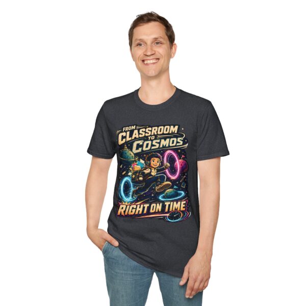 From Classroom to Cosmos T-Shirt — 'Right on Time' Space Teacher Tee