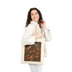 Haunted Harvest Tote Bag — Vintage Halloween Pumpkin & Ghost Canvas Tote