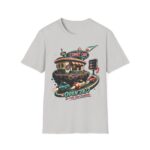 Comet Cafe T-Shirt — Retro Space Diner Graphic Tee ("Open 24/7")