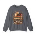 Hamster Booklover Sweatshirt — "Tiny Paws, Huge Personality" Cozy Crewneck