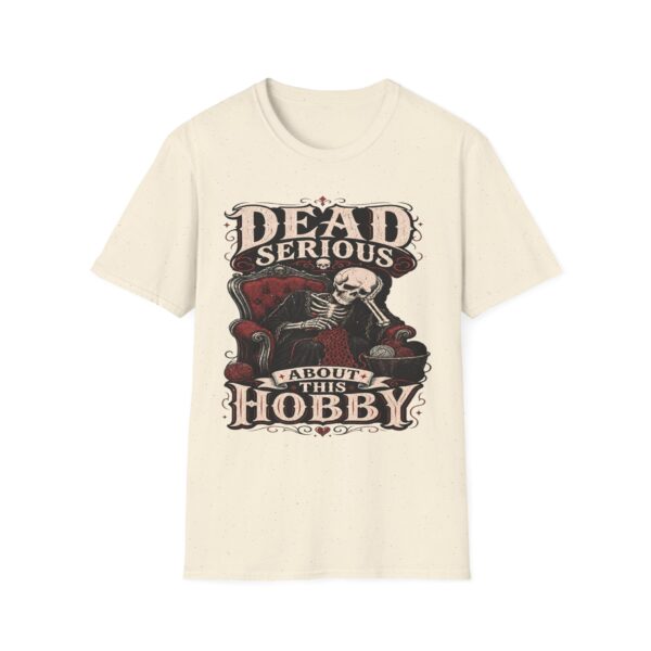 Dead Serious About This Hobby Skeleton Crochet Tee