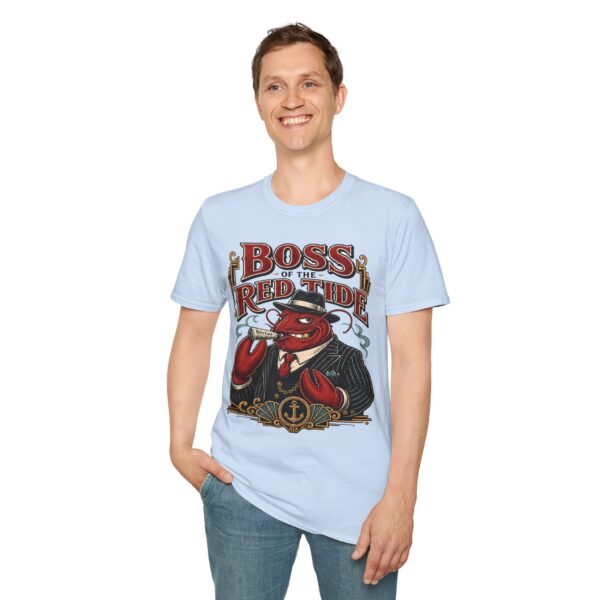T-Shirt — "Boss of the Red Tide" Vintage Lobster Graphic Tee
