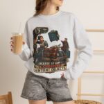 Please Stop Losing Sentient Objects Crewneck Sweatshirt — Retro Sci‑Fi Graphic