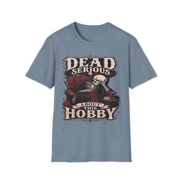 Dead Serious About This Hobby Skeleton Crochet Tee
