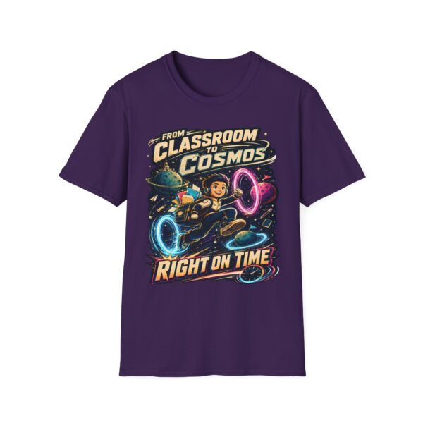 From Classroom to Cosmos T-Shirt — 'Right on Time' Space Teacher Tee