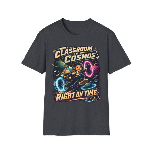 From Classroom to Cosmos T-Shirt — 'Right on Time' Space Teacher Tee